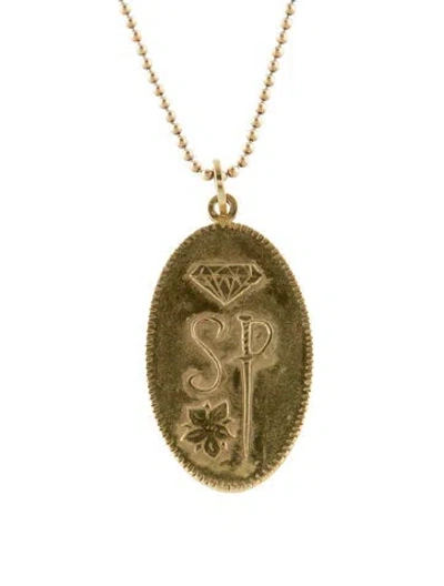 Pre-owned Sydney Evan Pendant Necklace, 20" In Multi