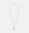 Sydney Evan Perfect Match 14kt Gold Necklace With Diamonds And Rubies