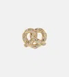 Sydney Evan Pretzel 14kt Gold Single Stud Earring With Diamonds In Gold