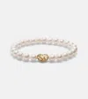 Sydney Evan Puffy Icon Wallpaper Heart 14kt Gold Bracelet With Pearls In White
