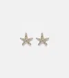 Sydney Evan Starfish 14kt Gold Earrings With Diamonds