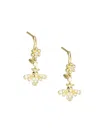 Sydney Evan Women's 14k Yellow Gold & 0.12 Tcw Diamond Daisy Bee Drop Earrings In Yellow Gold