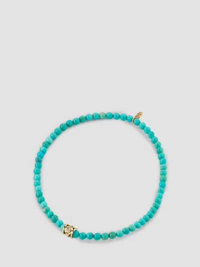 Sydney Evan Women's 14k Yellow Gold, Turquoise & 0.03 Tcw Diamond Beaded Stretch Bracelet In Gray