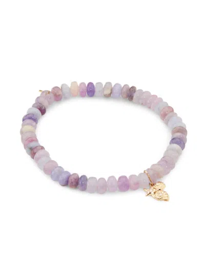 Sydney Evan Women's Under The Sea 14k Yellow Gold, Hackmenite & 0.03 Tcw Diamond Bracelet In Heckmenite