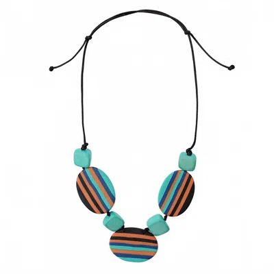 Sylca Women's Oval Darcy Necklace In Multi Color