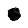 Sylki Women's Flower Applique Hair Tie - Black In Black