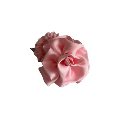 Sylki Women's Flower Applique Hair Tie - Pink