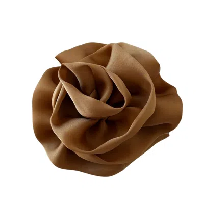 Sylki Women's Flower Hair Clip - Gold