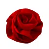 Sylki Women's Flower Hair Clip - Red In Red