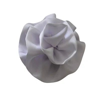 Sylki Women's Flower Hair Clip - White