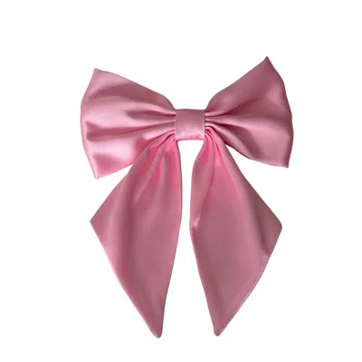 Sylki Women's Hair Bow Clip - Light Pink