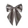 Sylki Women's Hair Bow Clip - Silver In Silver