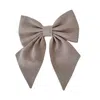 Sylki Women's Neutrals Hair Bow Clip - Linen - Sand