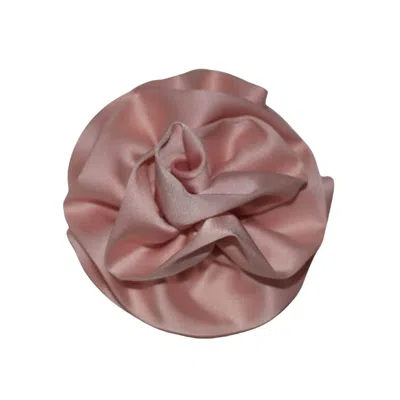 Sylki Women's Pink Flower Hair Clip - Peach