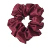 Sylki Women's Red Maxi Silk Scrunchie - Burgundy