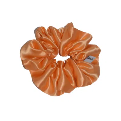 Sylki Women's Silk Scrunchie - Orange