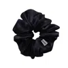 Sylki Women's Silk Scrunchies - Black In Black