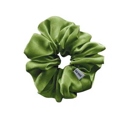 Sylki Women's Silk Scrunchies - Green