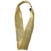 Sylki Women's Yellow / Orange Silk Headband - Thin - Yellow