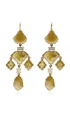 Sylva & Cie 18k Yellow Gold Diamond Earrings