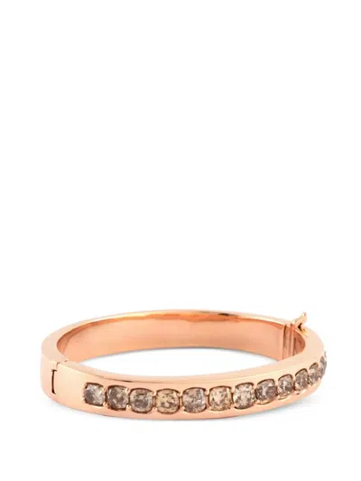 Sylva & Cie Champagne Diamond Cushion-cut Bracelet In Multi