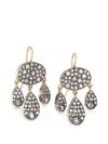 Sylva & Cie Diamond Drop Earrings In Multi