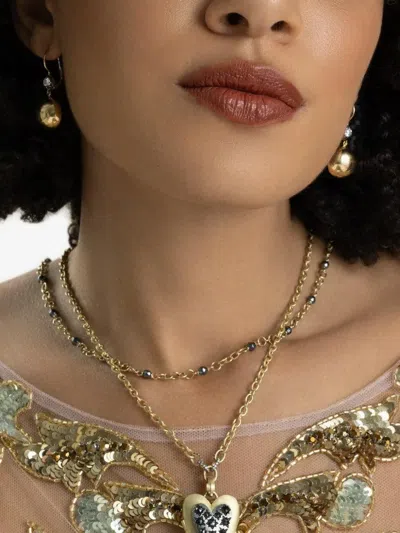 Sylva & Cie Diamond Earrings In Gold