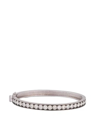 Sylva & Cie Eleni Armreif Mit Diamanten In Metallic