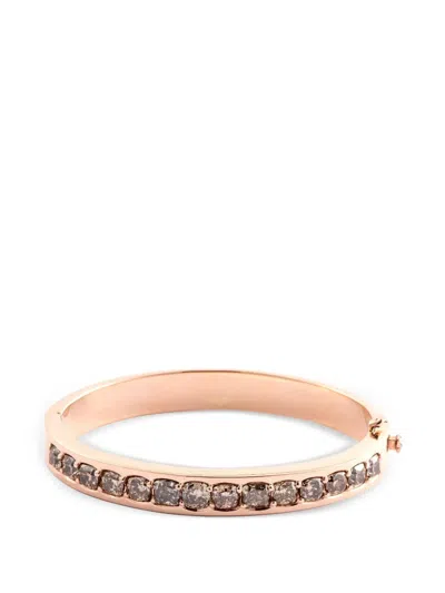 Sylva & Cie Embellished Bangle Bracelet In Gold