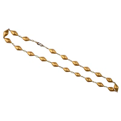 Pre-owned Sylva & Cie Sylva Et Cie Long Gold Necklace In Multi