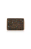 Sylva & Cie 18k Rose Gold Black Diamond Pinky Ring