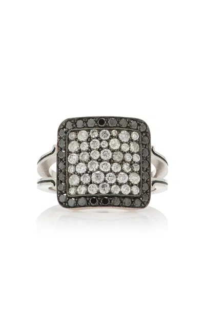 Sylva & Cie 18k Yellow Gold  Diamond Ring In White
