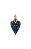 Sylva & Cie 18k Yellow Gold Sapphire Pendant In Blue