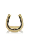 Sylva & Cie Horseshoe 18k Yellow Gold  Diamond Ring