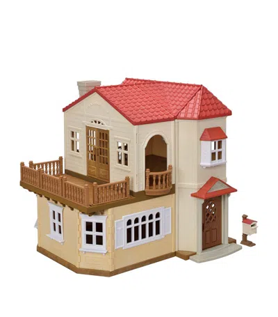 Sylvanian Families Kids' Red Roof Country Home With Secret Attic Playroom In Multi