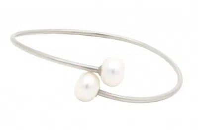 Sylvia Benson Women's Lantern Cuff Bracelet In Silver In Metallic