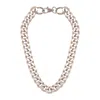 Sylvia Piechulla Women's Silver Chunky Unisex Aluminium Chain Necklace Single Tier In Gold