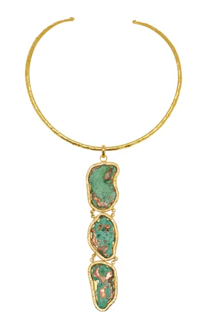Sylvia Toledano 18k Gold Plated Native Copper Necklace