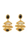 Sylvia Toledano 22kt Yellow Gold Plated Brutalist Earrings