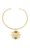 Sylvia Toledano 22kt Yellow Gold Plated Brutalist Necklace