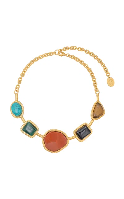 Sylvia Toledano 22kt Yellow Gold Plated Five Necklace