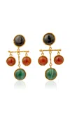 Sylvia Toledano 22kt Yellow Gold Plated Libra Earrings