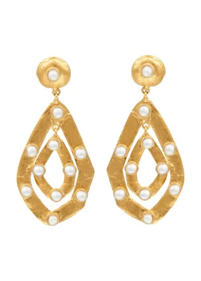 Sylvia Toledano Ava Earrings In White