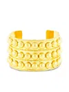 Sylvia Toledano Beaded Cuff Bracelet In Gold