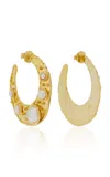 Sylvia Toledano Byzance 22k Gold-plated Pearl Earrings