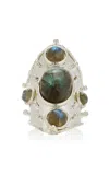 Sylvia Toledano Byzance Silver-plated Labradorite Ring