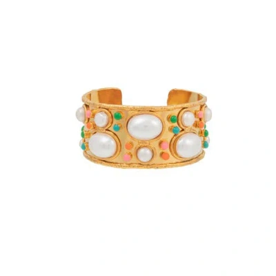 Sylvia Toledano Byzantine Cuff In White