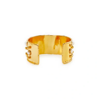 Sylvia Toledano Byzantine Cuff Bracelet In Gold