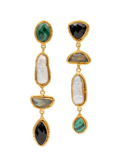 Sylvia Toledano Cascade Earrings In Multi