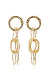 Sylvia Toledano Cosmos Ii 22k Yellow Gold-plated Earrings